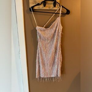 Windsor size small sequin one shoulder dress
